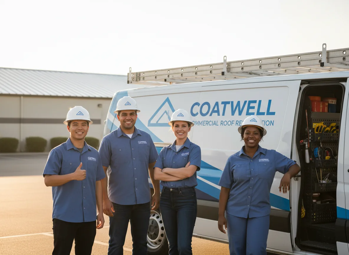 Commercial roof coating company in Beaman, IA